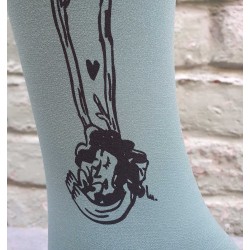 Fleurs de coton Bleu givré