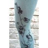 Fleurs de coton Bleu givré