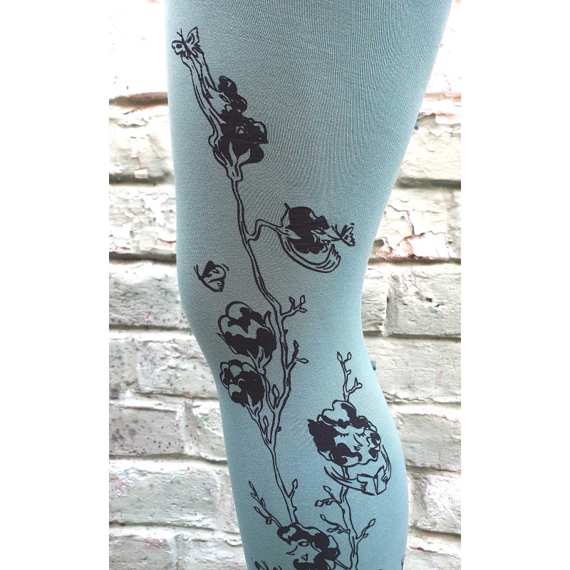 Fleurs de coton Vieux Rose