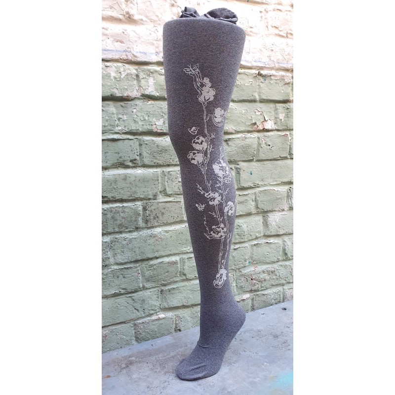 Fleurs de coton Noir