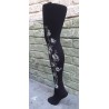 Fleurs de coton Noir